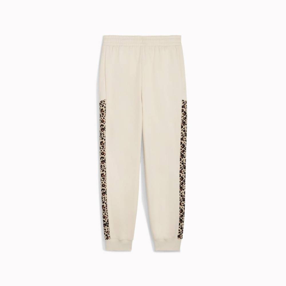 PUMA ESS GRAPHIC ANIMAL COMFORT HIGH-WAIST SWEATPANTS FLEECE CL