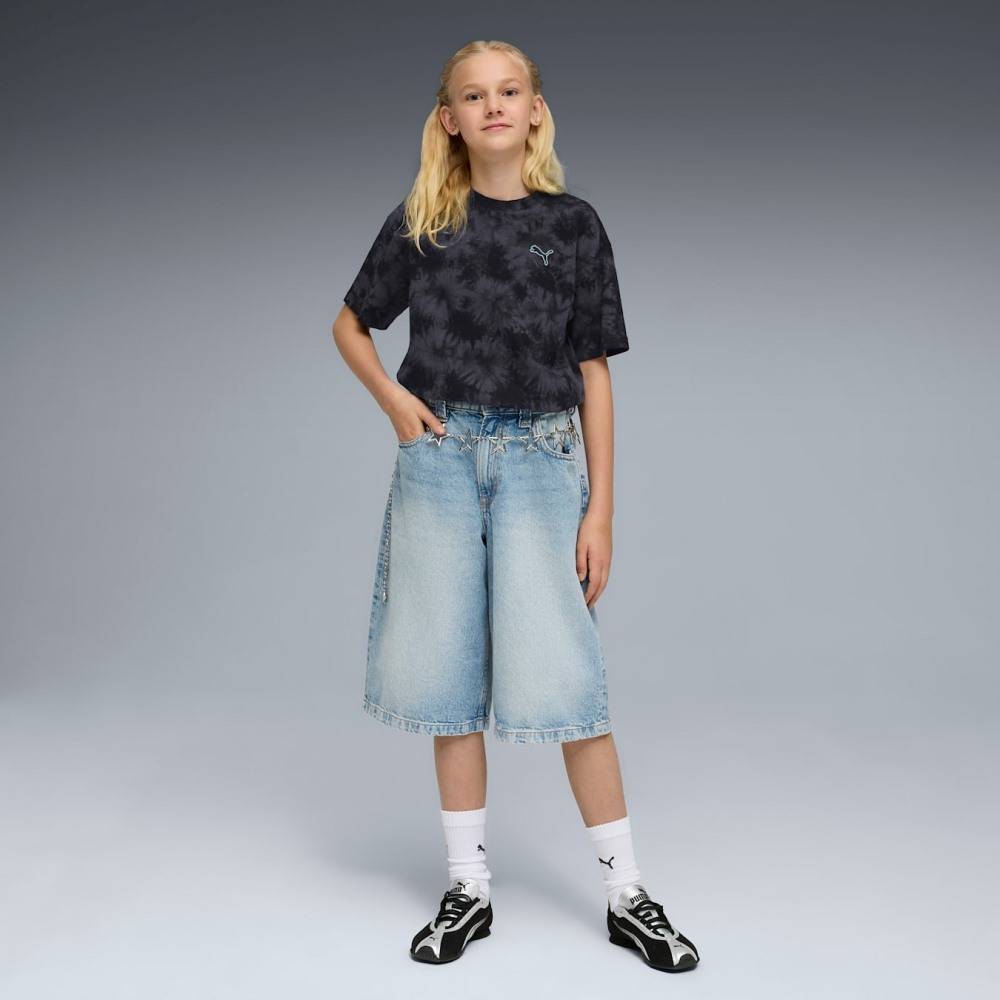 PUMA ESS ELEVATED RELAXED TIE-DYE TEE
