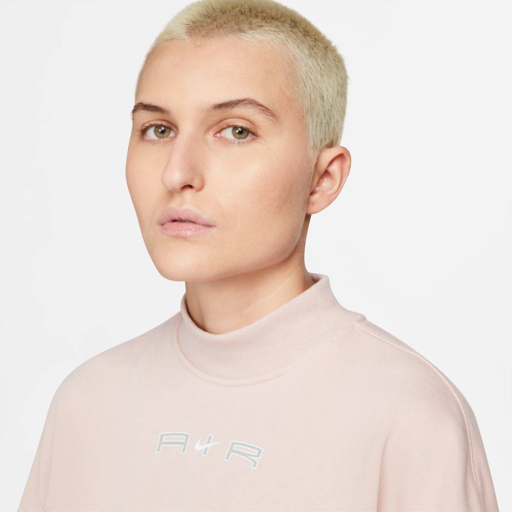 NIKE NSW AIR FLEECE MOCK LS TOP
