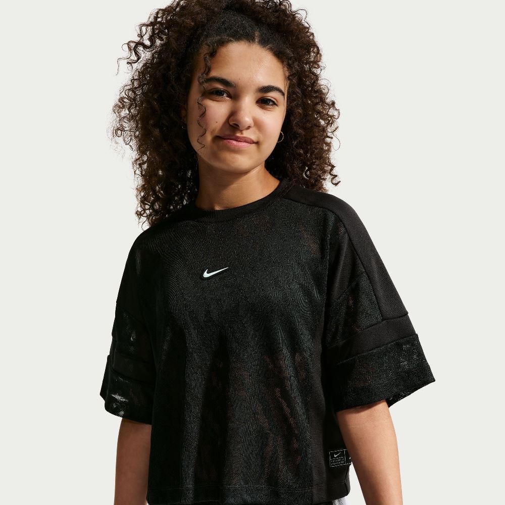 NIKE SPORTSWEAR MESH COVER-UP DANCE TOP