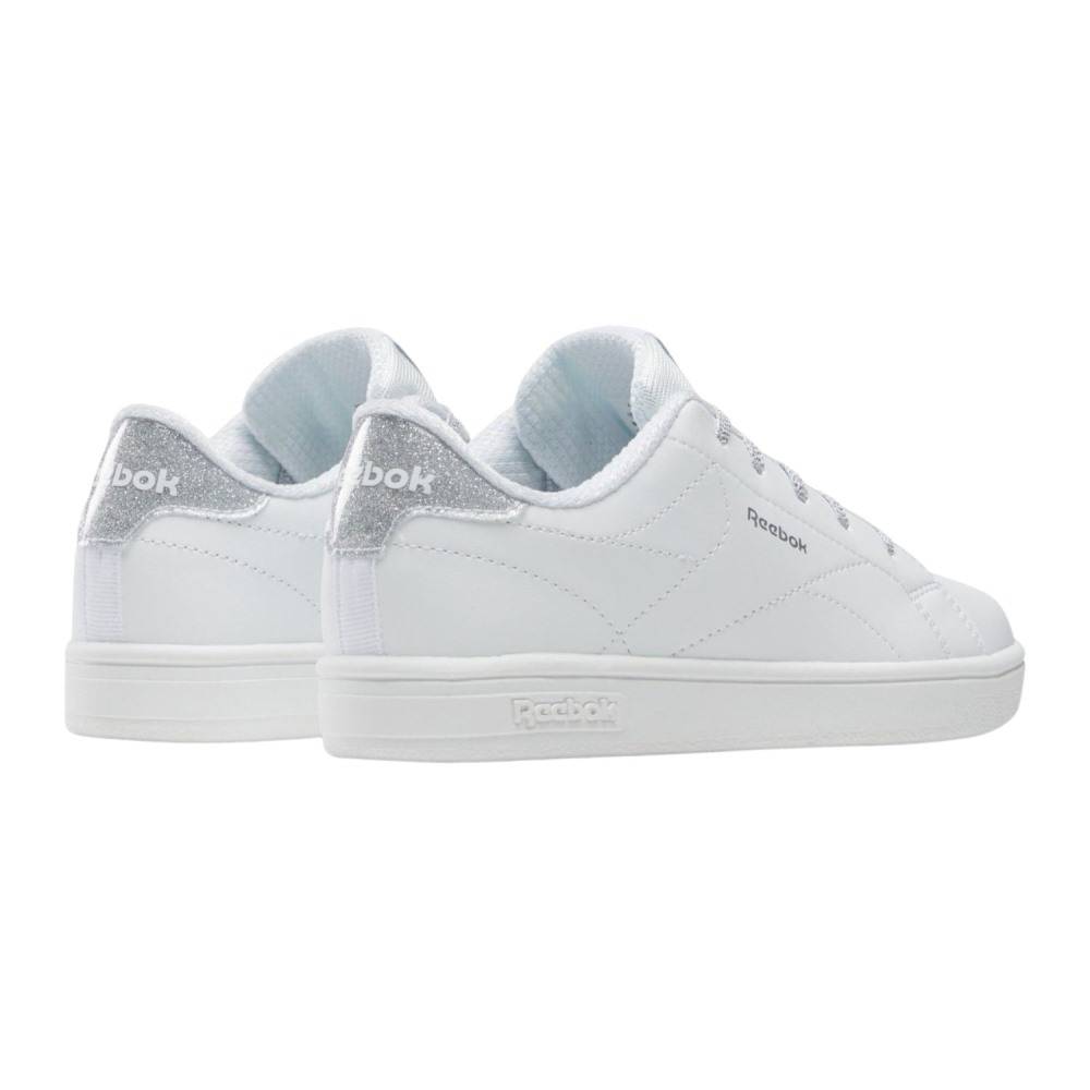 REEBOK JUNIOR GIRLS COURT CLEAN HOOK & LOO SHOES