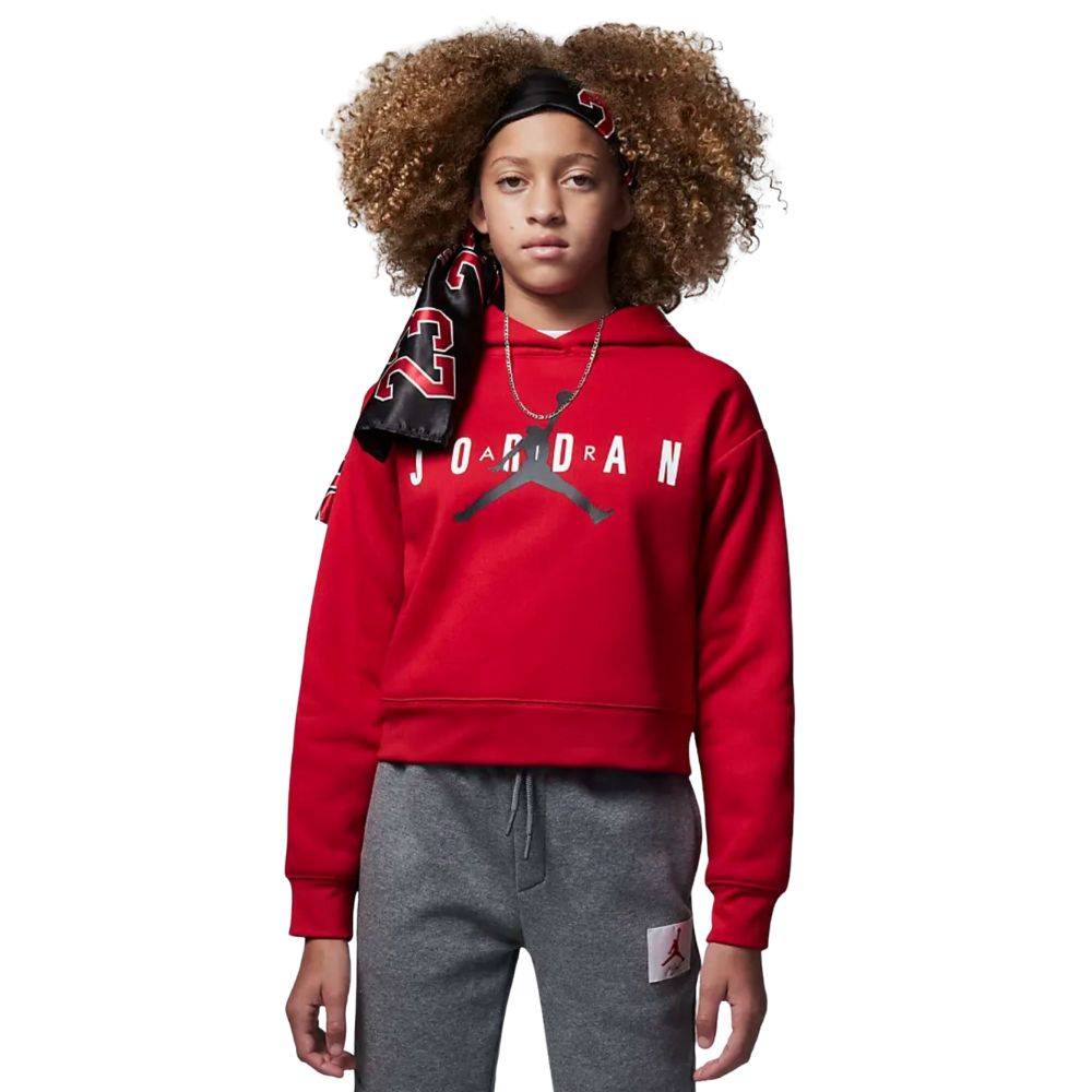 NIKE JORDAN GIRLS JUMPMAN SUSTAINABLE HOODIE