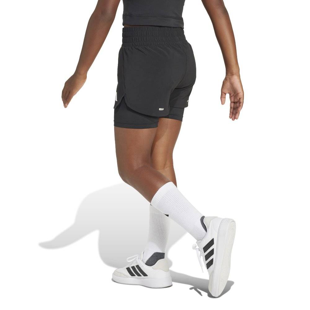 ADIDAS GIRLS ALL SPORTS PACER NXT 2IN1 SHORTS