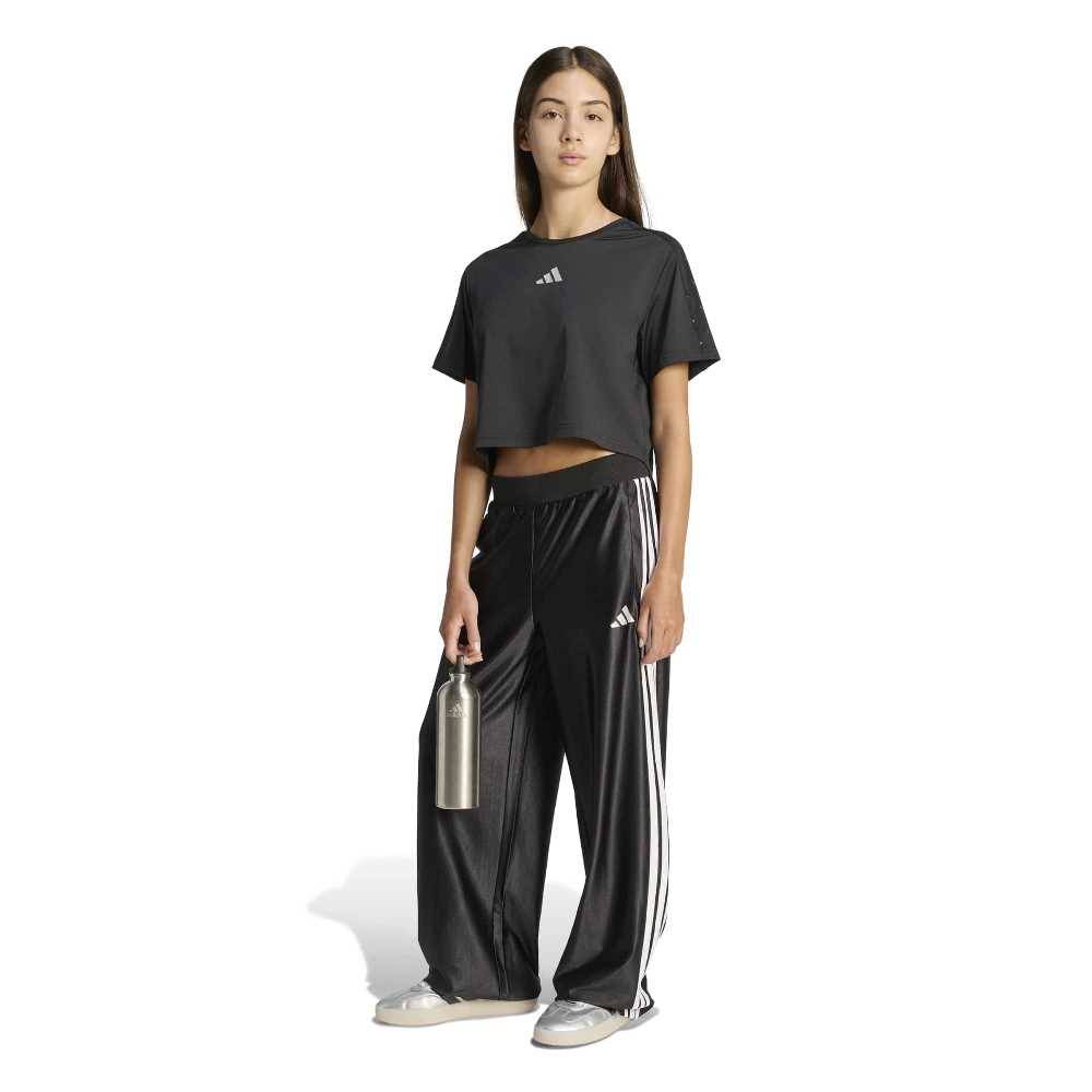 ADIDAS GIRLS SEASONALS GLAM WIDE LEG PANTS