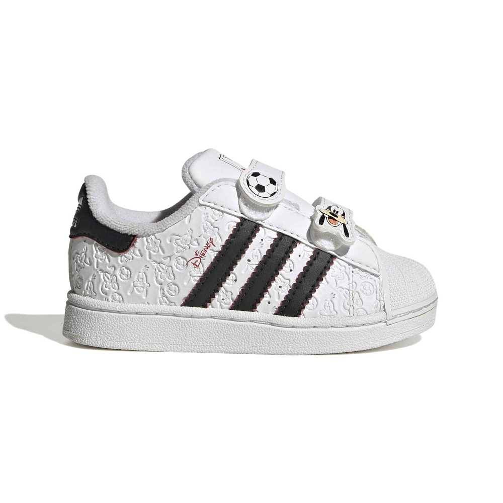 ADIDAS ORIGINALS INFANT DISNEY SUPERSTAR II COMFORT CLOSURE SHOES