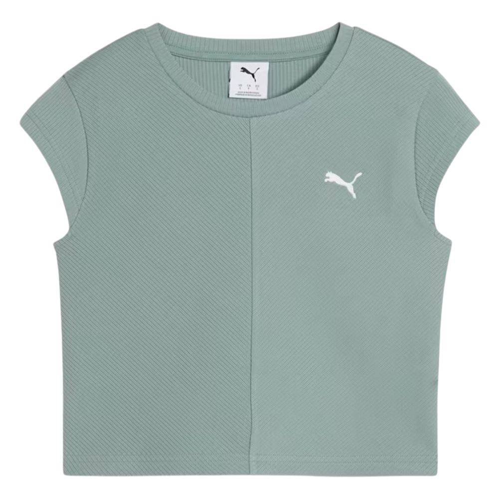 PUMA WARDROBE ESS RIBBED BABY TEE