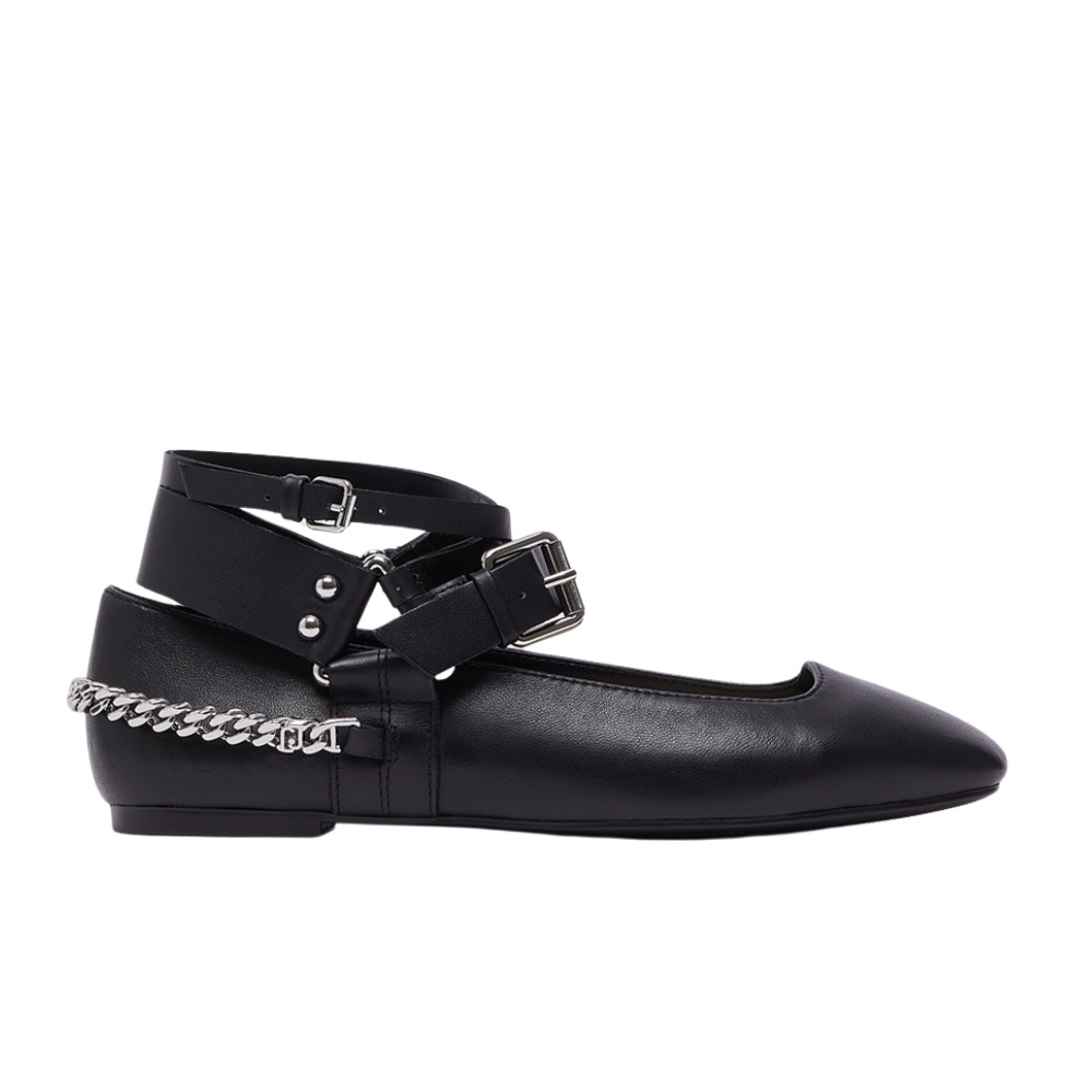 LIU JO BRIGITTE 18 - LEATHER BALLERINA FLATS