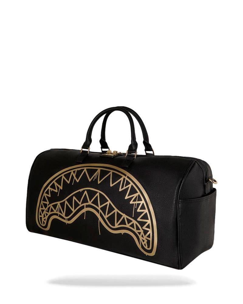 SPRAYGROUND THAT GOLD DRAP DUFFLE