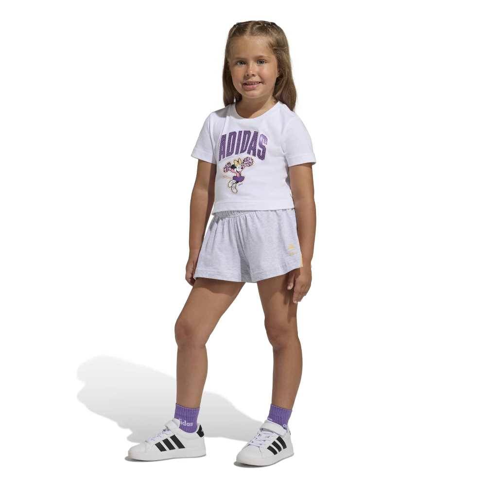 ADIDAS LITTLE GIRLS DISNEY MINNIE MOUSE T-SHIRT SET