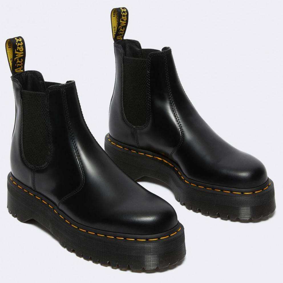 DR. MARTENS QUAD POLISHED SMOOTH BOOT
