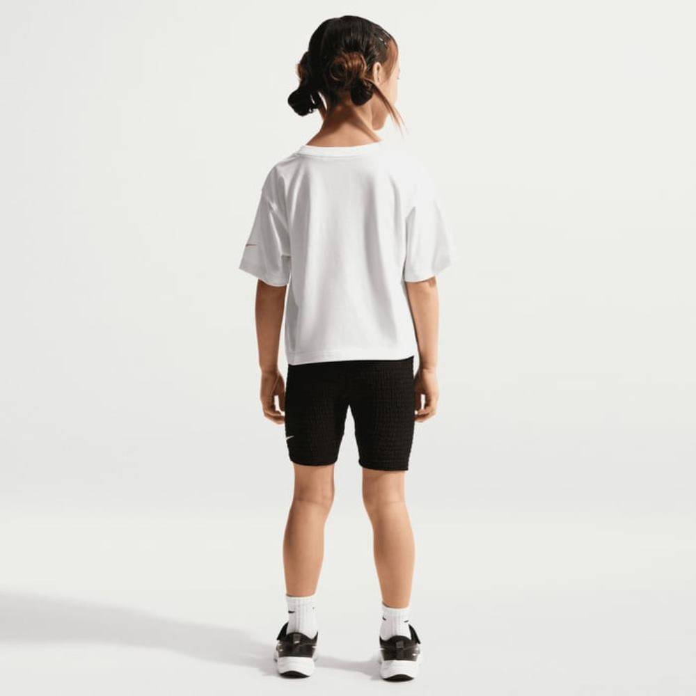 NIKE LITTLE GIRLS BOLD PLAY BIKE SHORT SET