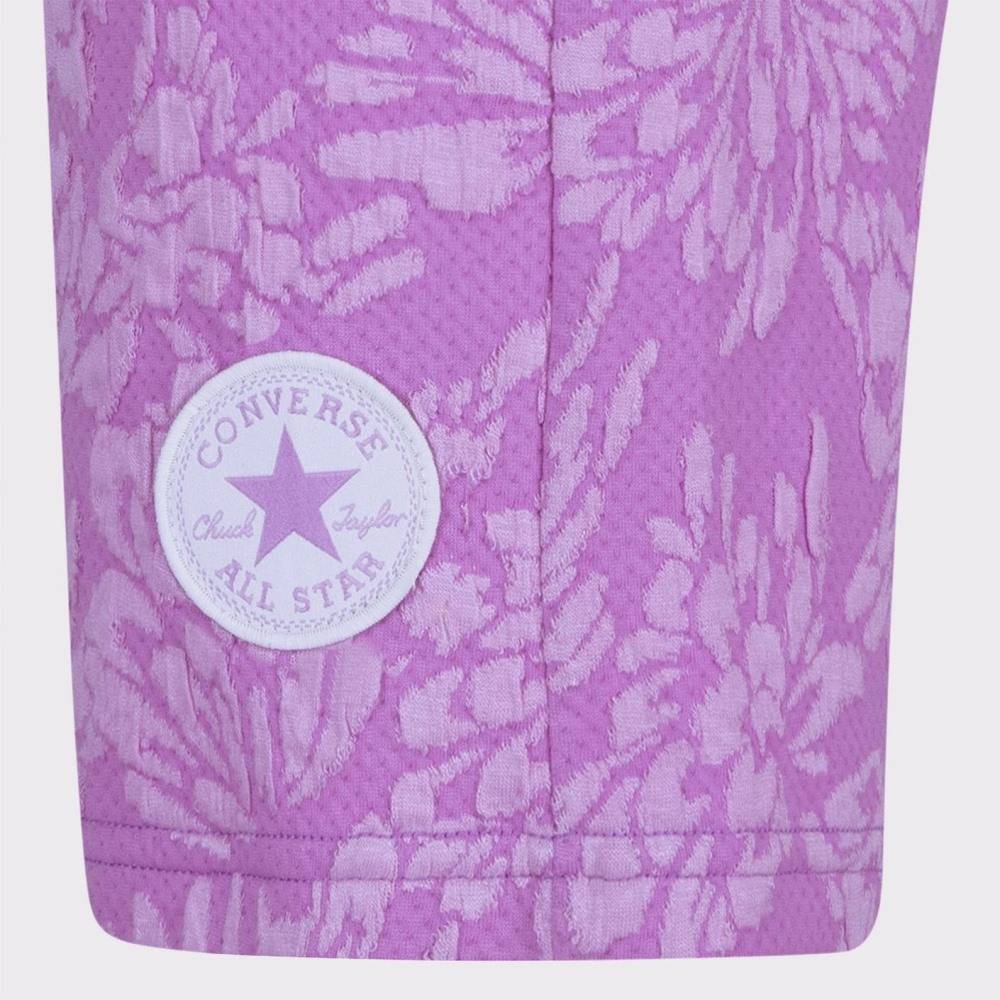 CONVERSE BIG KIDS CNVG FLORAL JACQUARD SHORT