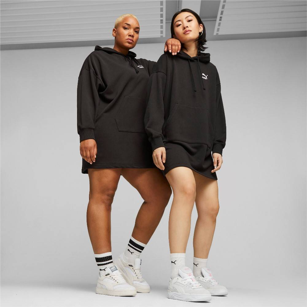 PUMA WOMENS CLASSICS HOODED DRESS