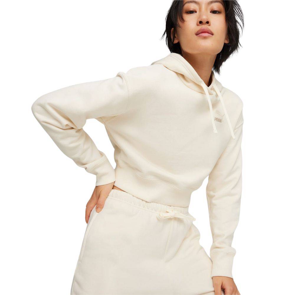 PUMA BETTER CLASSICS CROPPED HOODIE TR
