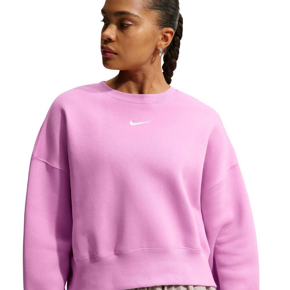 NIKE WOMENS PHOENIX FLEECE OVERSIZE CREW