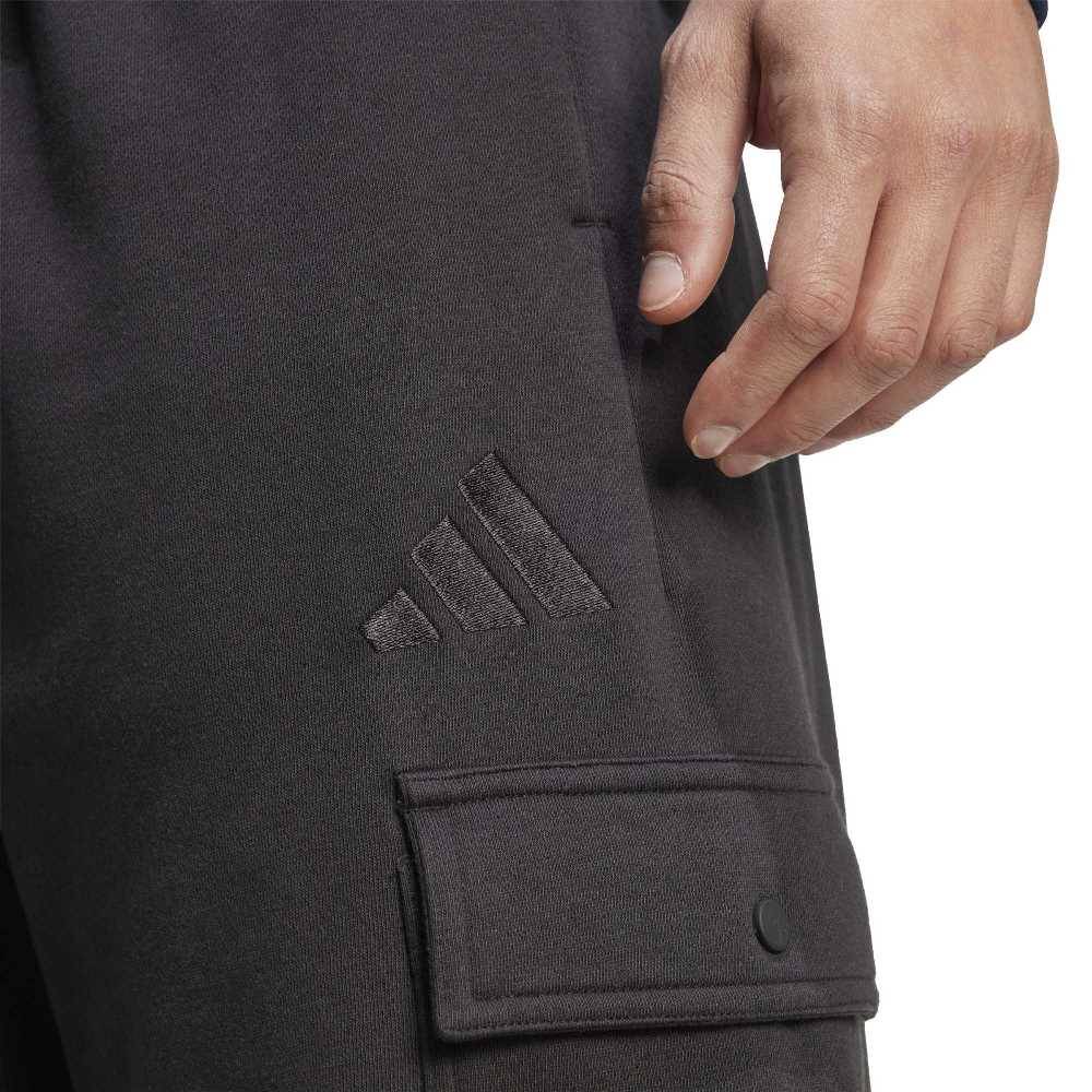 ADIDAS M ALL SZN FLEECE LOOSE CARGO OPEN HEM PANTS
