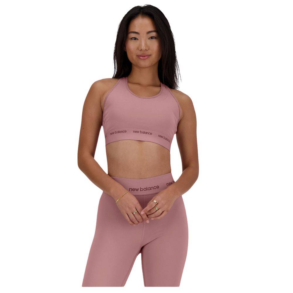 NEW BALANCE SLEEK MEDIUM SUPPORT SPORT BRA