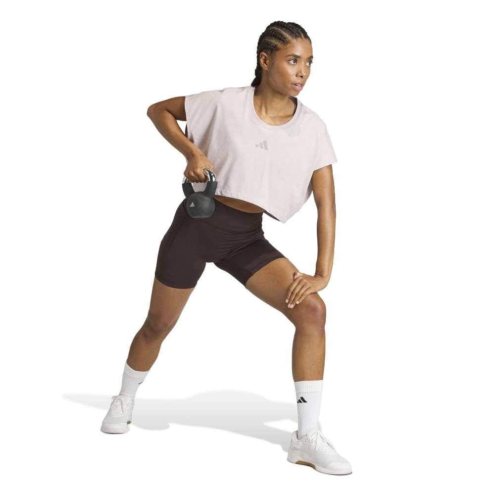 ADIDAS PRIMELIFT WORKOUT CROPPED BOXY 3-STRIPES TANK