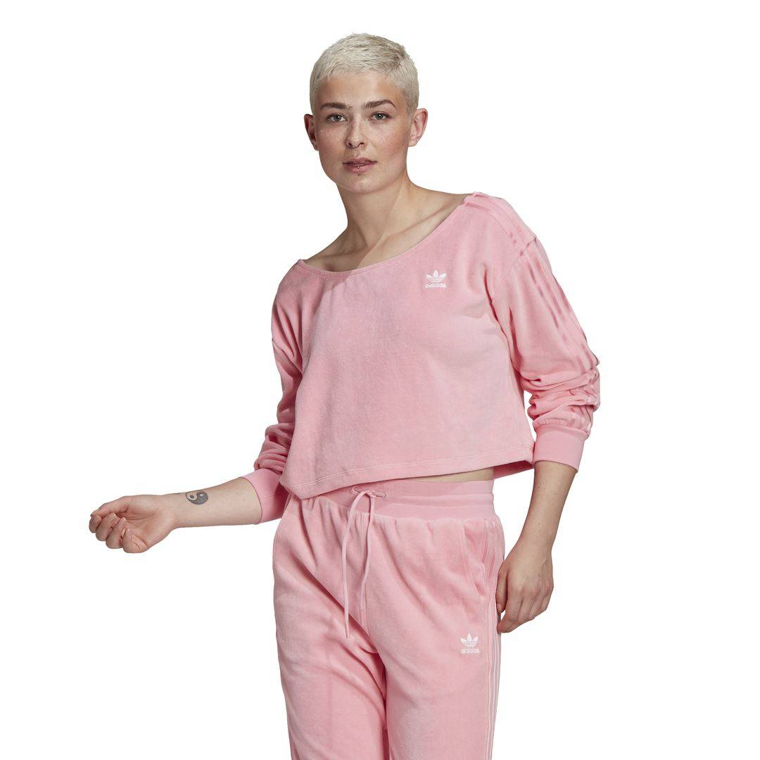 ADIDAS VELOUR SWEATSHIRT