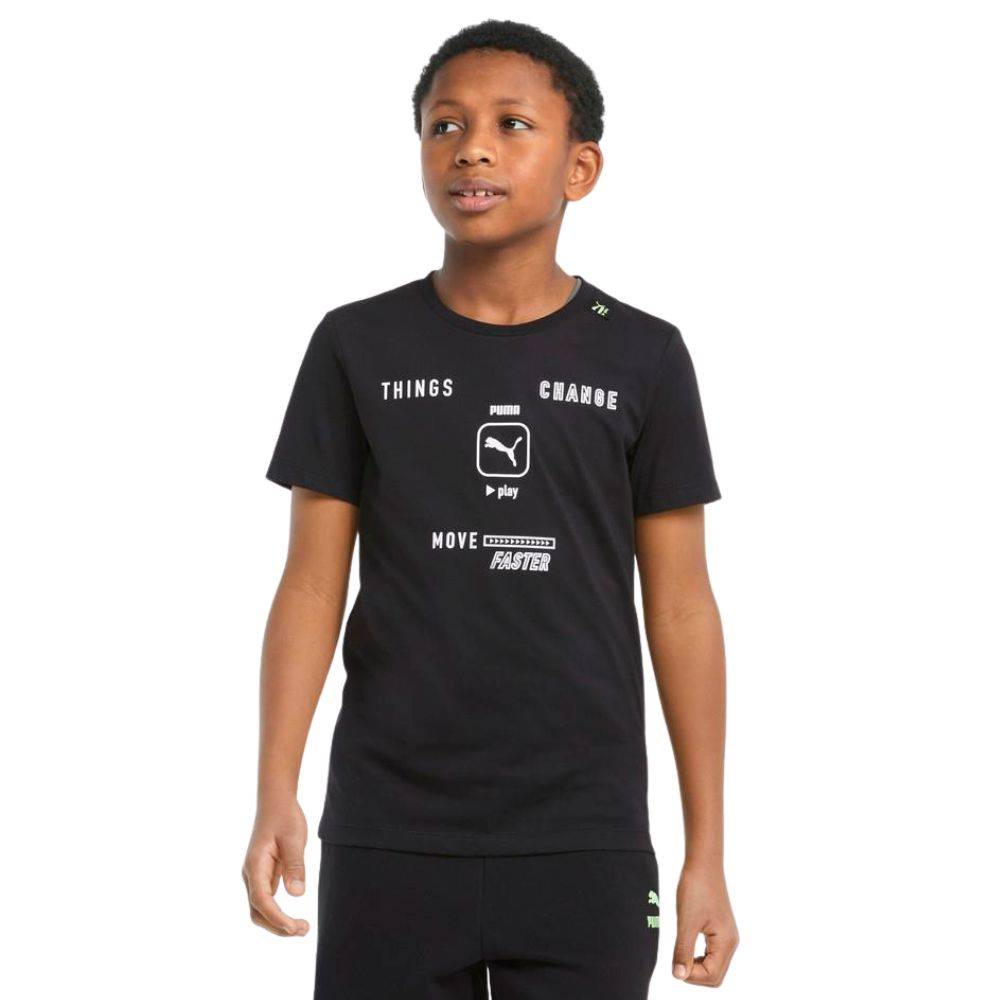 PUMA PLAY UV GRAPHIC YOUTH TEE