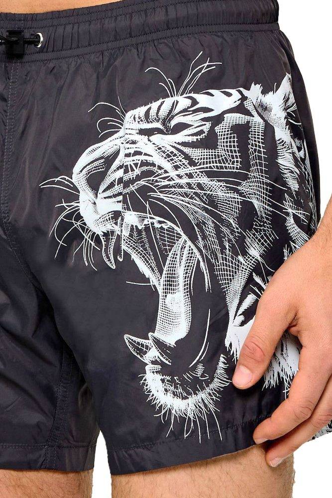 PLEIN SPORT DOUBLE TIGER SWIM SHORT
