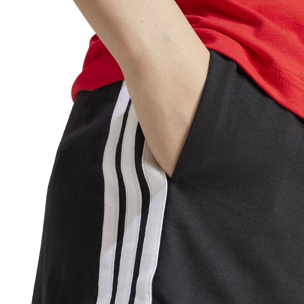 ADIDAS ESSENTIALS 3-STRIPES COTTON SHORTS