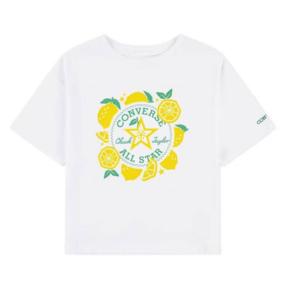 CONVERSE GIRLS SPRING CITRUS LEMON TEE