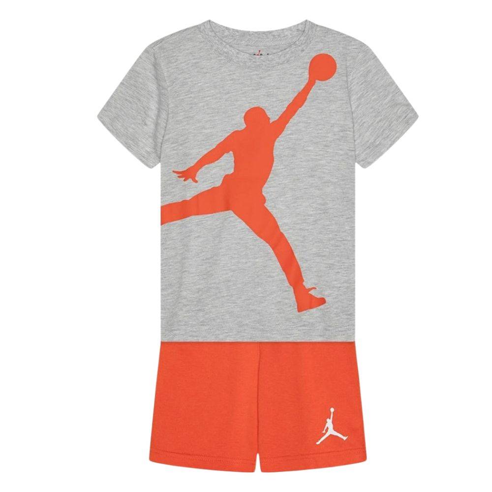 NIKE JORDAN LITTLE BOYS JUMBO JUMPMAN SHORT SET