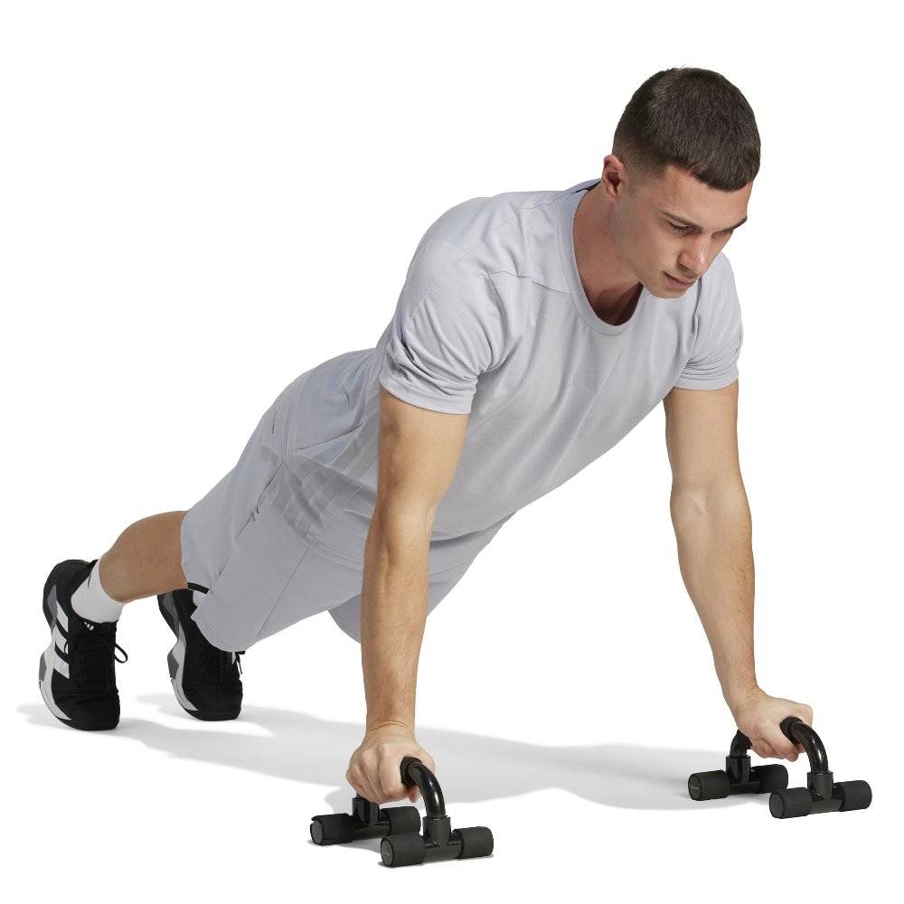 ADIDAS M D4T WORKOUT 3 STRIPES T-SHIRT