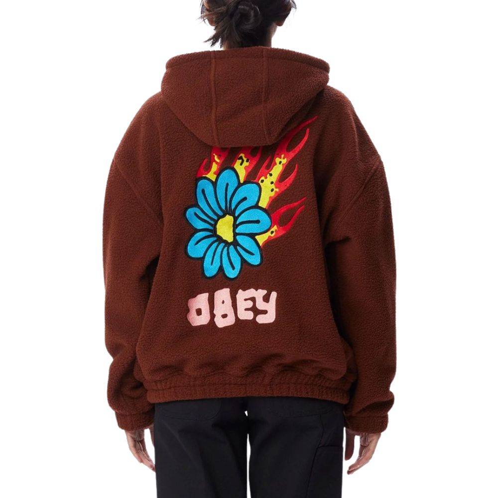 OBEY ELIAS ZIP HOOD SPECIALTY FLEECE