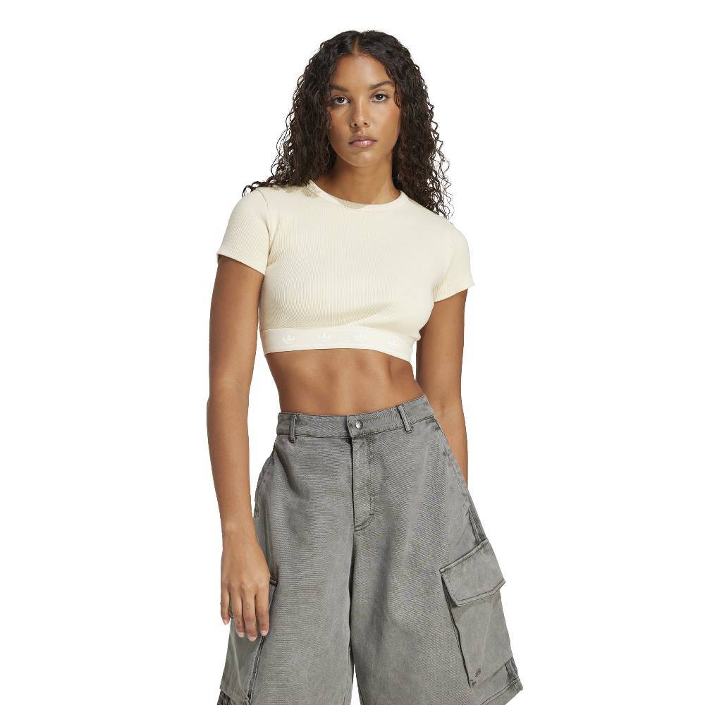 ADIDAS ORIGINALS RIBBED SS TOP