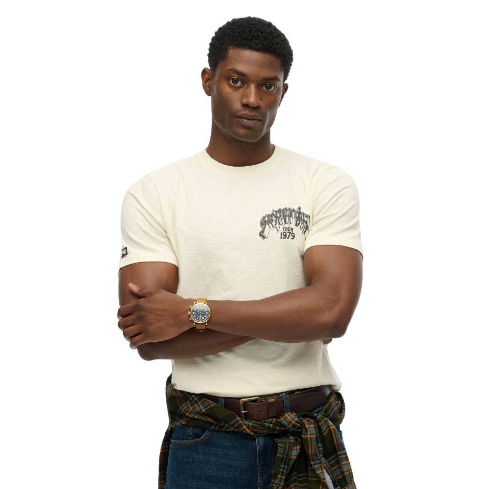 SUPERDRY BIKER ROCK RELAXED TEE