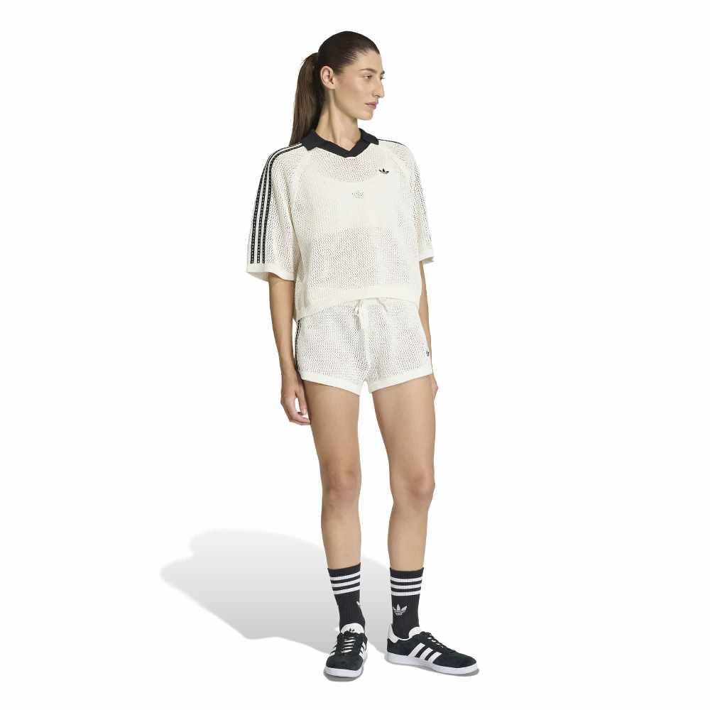 ADIDAS ORIGINALS KNITTED CROCHET SHORTS