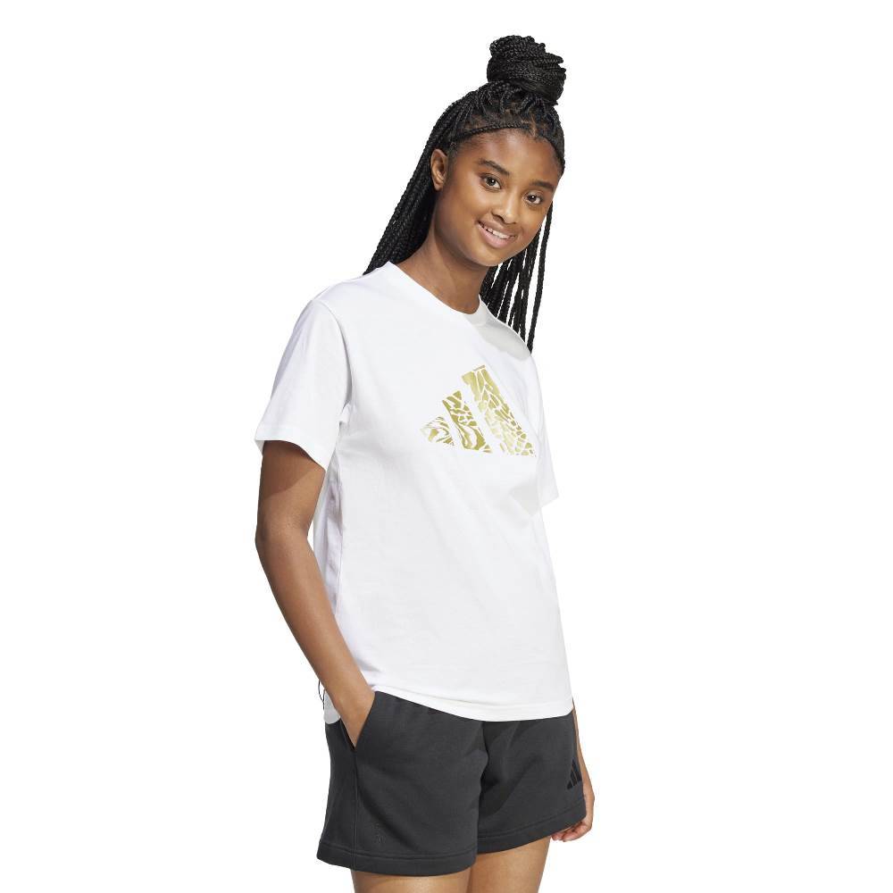 ADIDAS TECH METALLIC GRAPHIC T-SHIRT