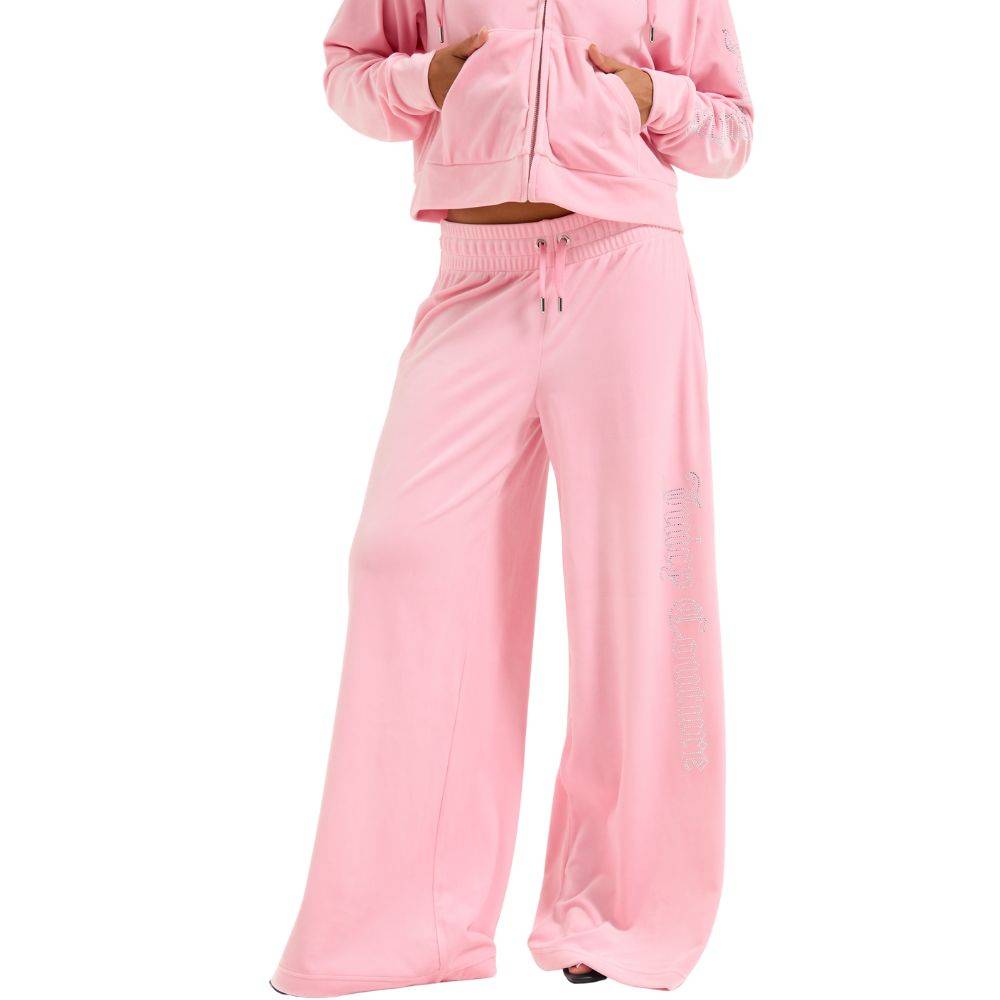 JUICY COUTURE CLASSIC VELOUR CHEVIOT CUFFED JOGGER