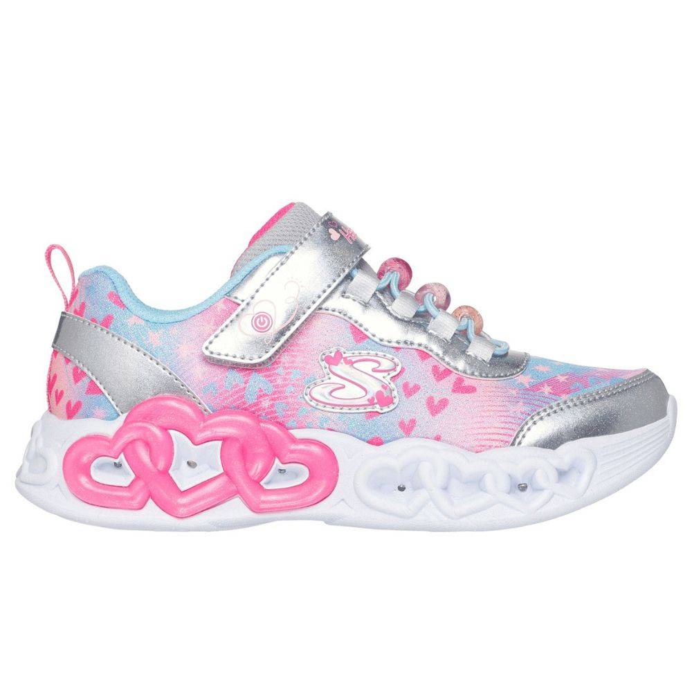 SKECHERS INFINITE HEART LIGHTS: HEART JEWELS INFANT GIRLS SHOES
