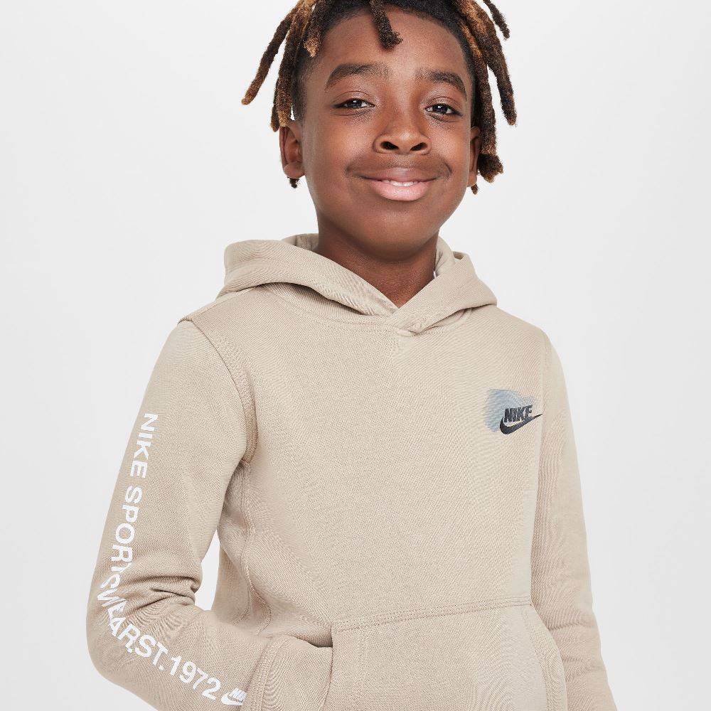 NIKE KIDS STANDARD ISSUE FLEECE PULLOVER HOODIE