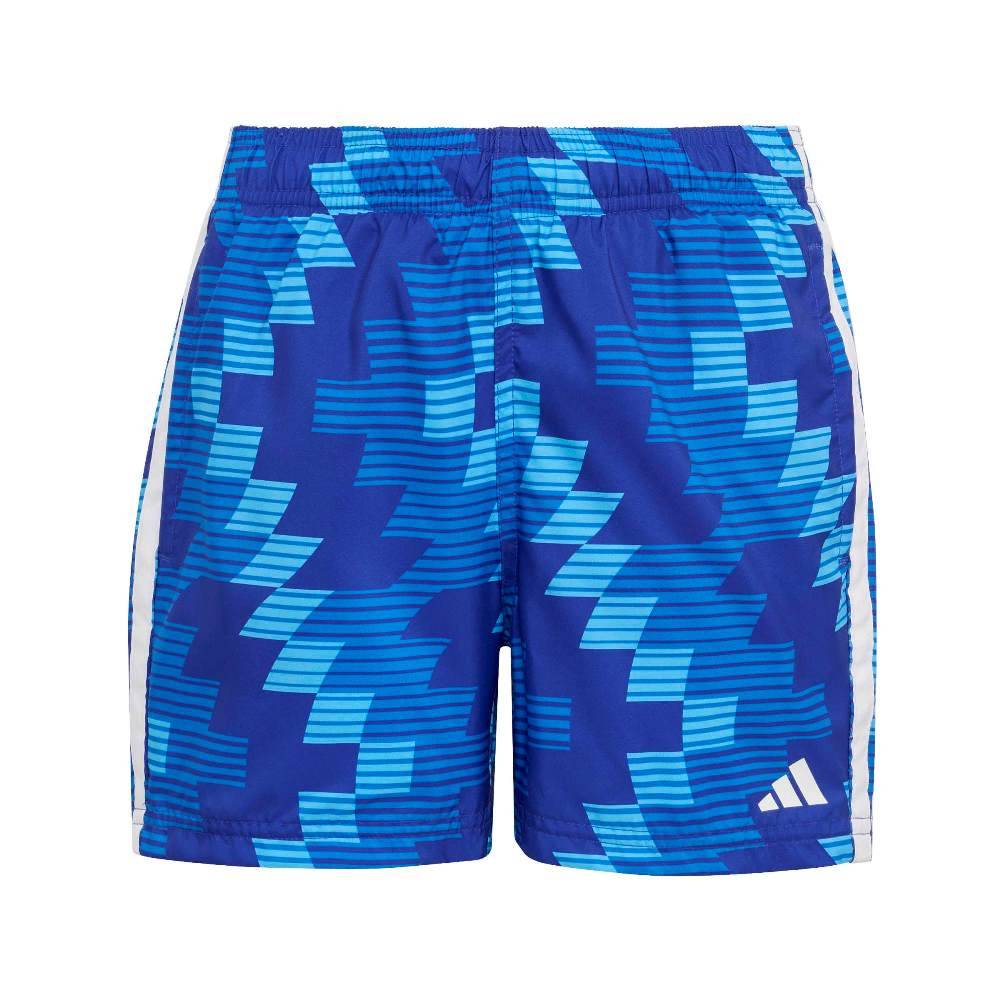 ADIDAS BOYS FOOTBALL-INSPIRED GRAPHIC SWIM SHORTS