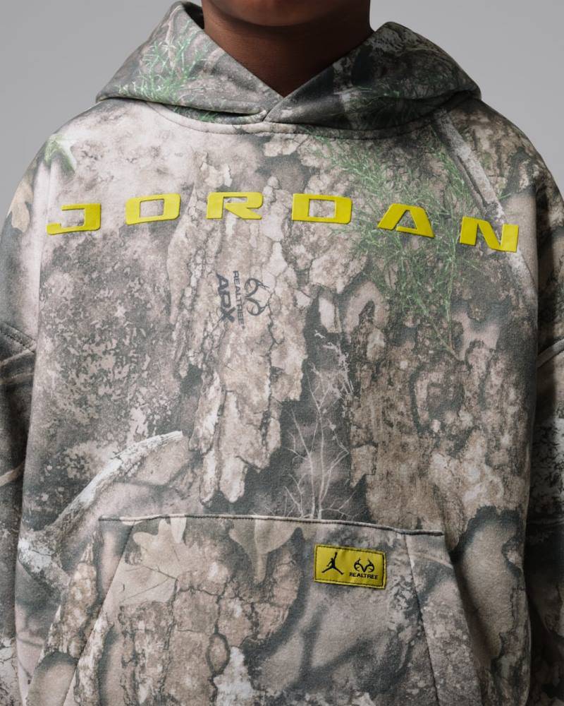 NIKE JORDAN BOYS MJ BROOKLYN REALTREE SSNL FLEECE PO