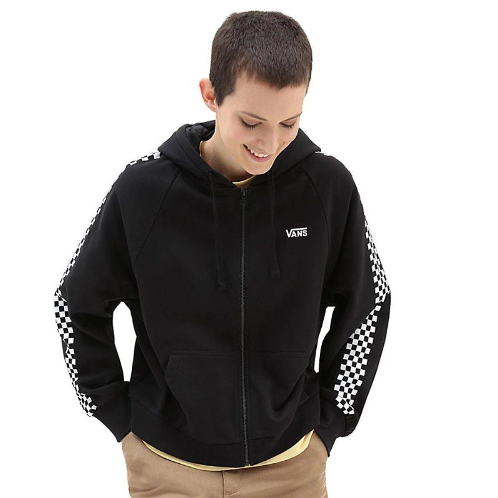VANS WOMENS FUNNIEST TIMES FULL-ZIP HOODIE