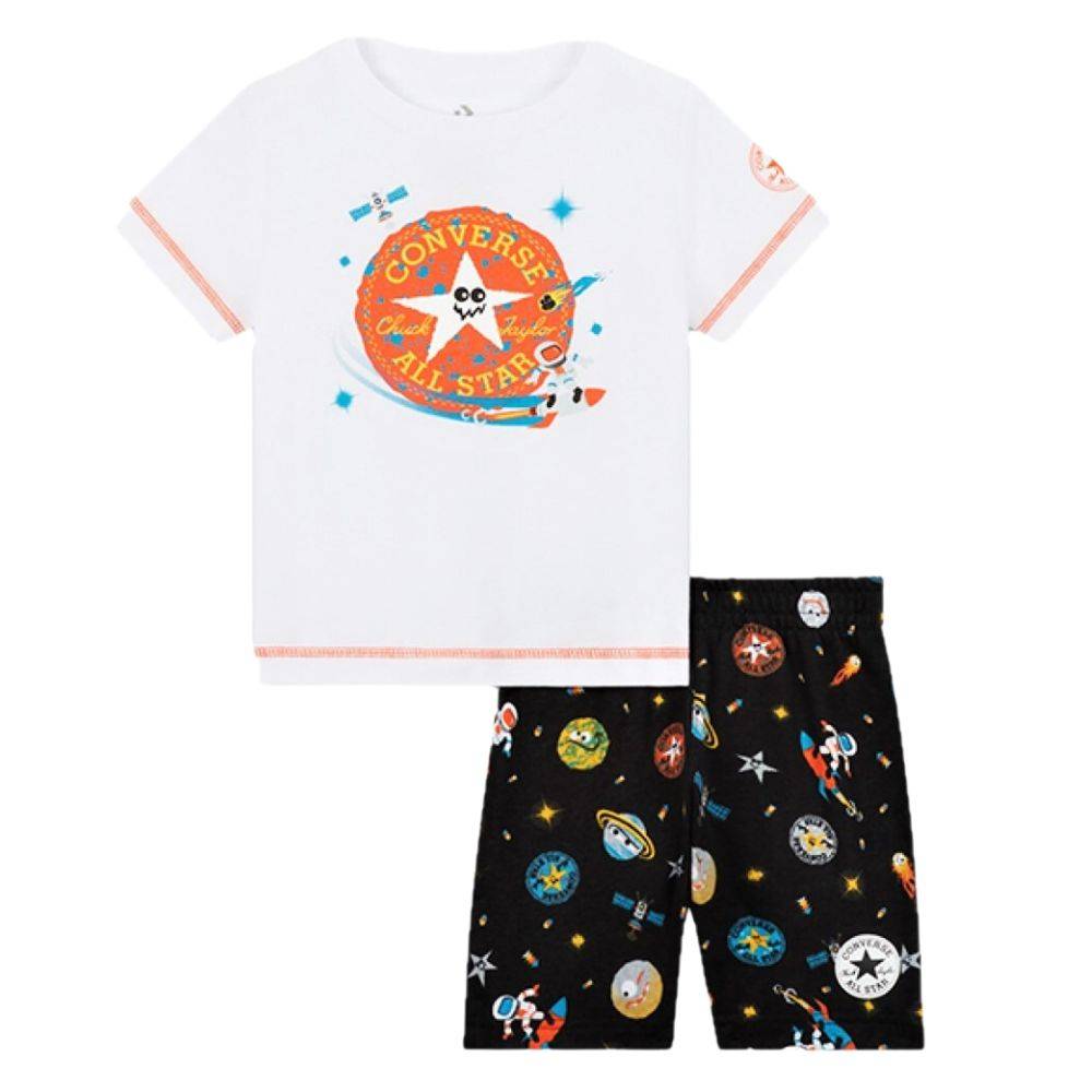 CONVERSE LITTLE KIDS SPACE CRUISERS SHORT SET