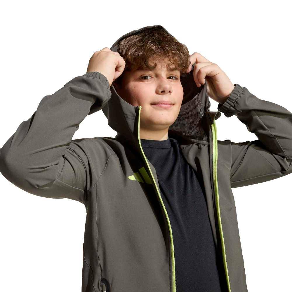 ADIDAS YOUTH REAL MADRID TIRO25 COMPETITION VIS TECH TRAVEL JACKET
