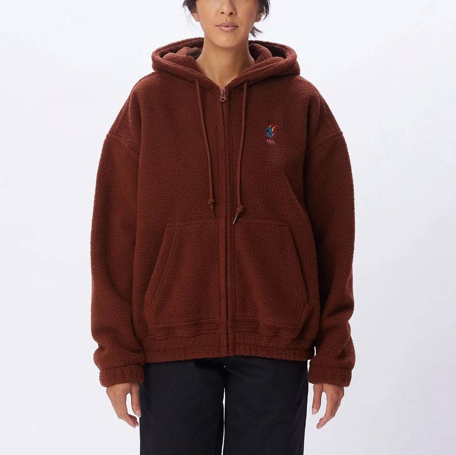 OBEY ELIAS ZIP HOOD SPECIALTY FLEECE