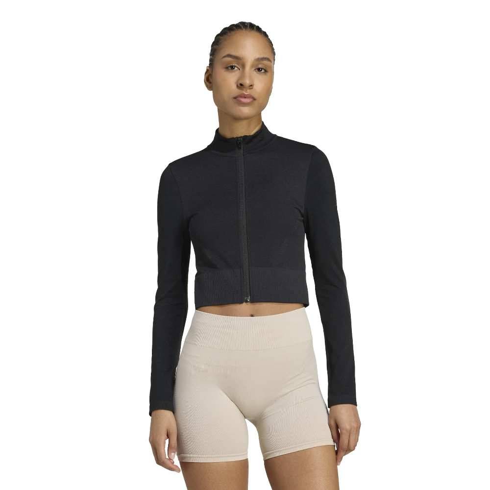 ADIDAS WORKOUT ESSENTIALS KNIT ZIP THROUGH JACKET