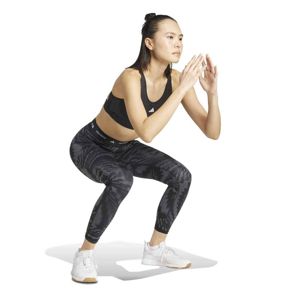 ADIDAS TECHFIT PRINTED 7/8 LEGGINGS