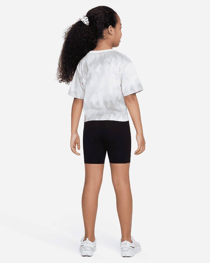 NIKE LITTLE GIRLS BOXY TEE & BIKE SHORT SET