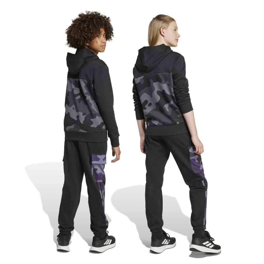 ADIDAS YOUTH SEASONAL ESSENTIALS CAMO FRENCH TERRY CARGO PANT