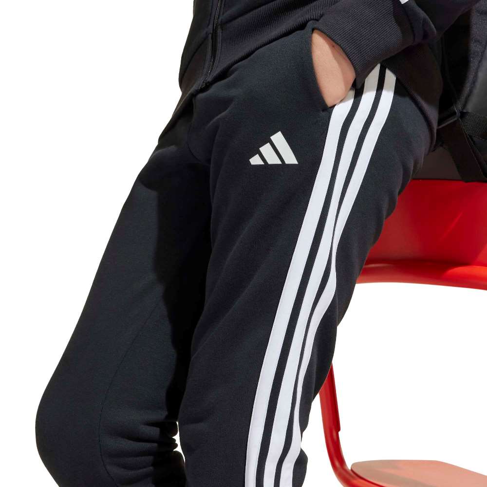 ADIDAS YOUTH SEASONAL ESSENTIALS TIBERIO 3 STRIPES FLEECE TRACKSUIT