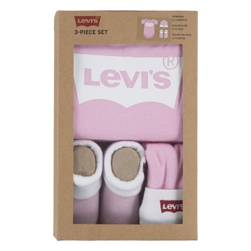 LEVIS BODYSUIT HAT BOOTIE SET