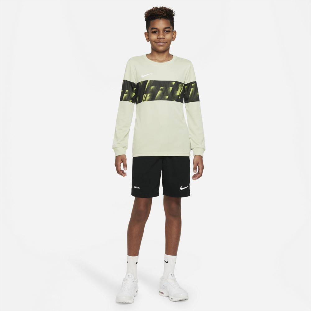 NIKE FC YOUTH DRI-FIT LIBERO LONG-SLEEVE GRAPHIC TEE